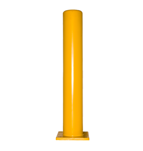 Bumper posts to protect buildings, machines and ramps